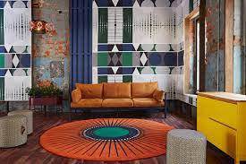 Colorful African interior design