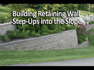 Building a Retaining Wall on a Slope: A Comprehensive Guide